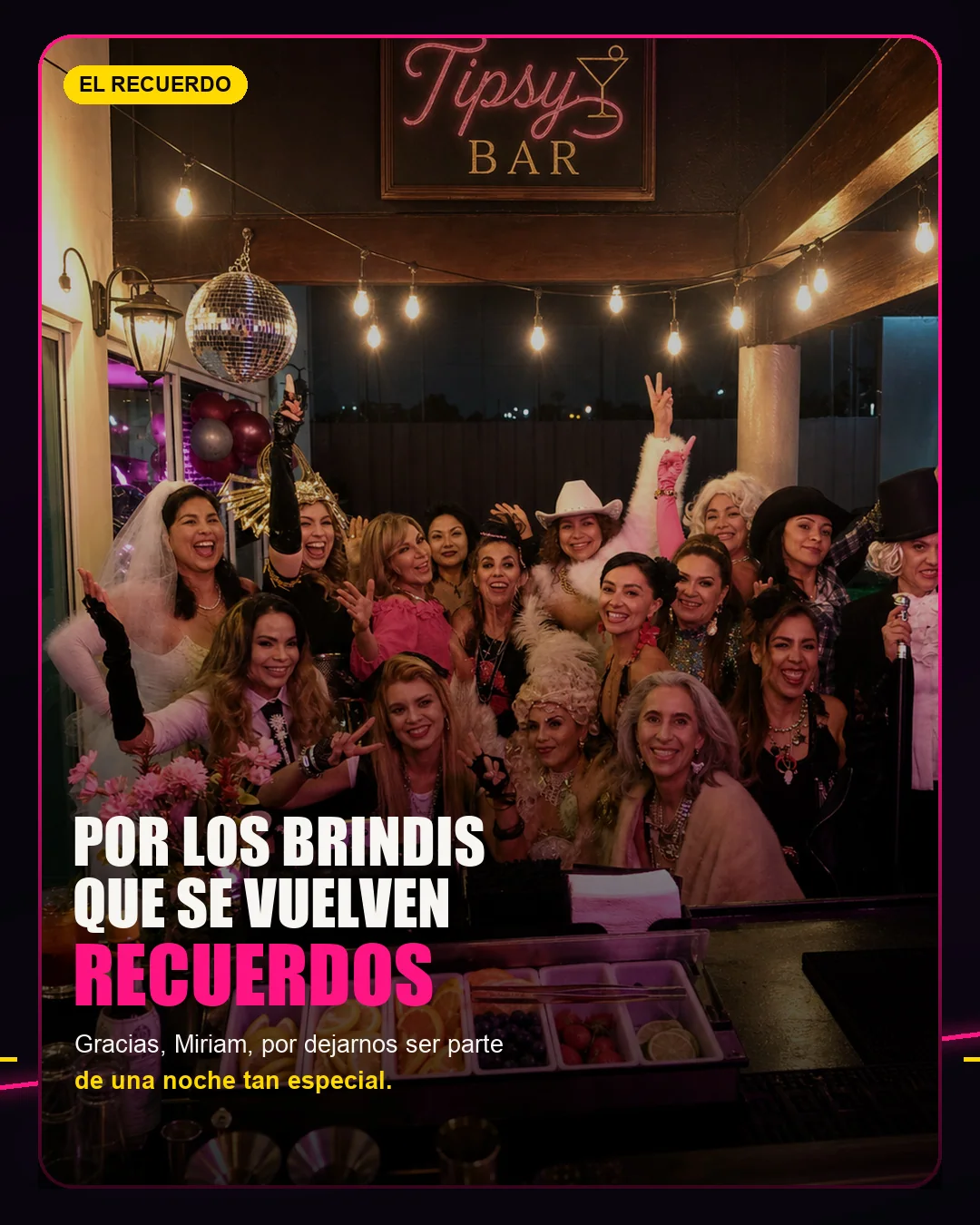 Hung Up Party — Tipsy Bar - detalle de barra movil Hung Up Party